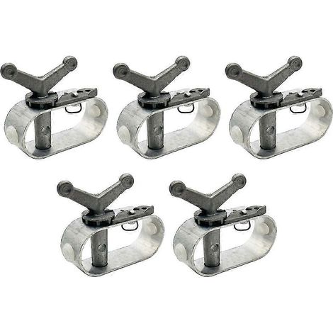 Tendeur de mini-treuil en métal, tendeur de câble torsadé à la main, lot de 5 (1/5)