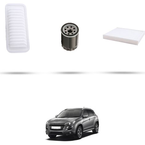 Kit tagliando 3 filtri compatibile con Peugeot 4008 2.0i 110kw dal 2012 (1/4)