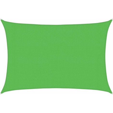 Maison Exclusive - Sonnensegel 160 g/m² Hellgrün 3x4 m HDPE (1/5)