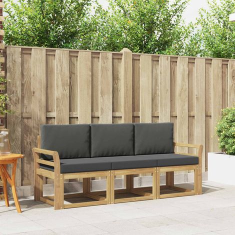 vidaXL Outdoor-Sofagarnitur 3 pcs (1/5)