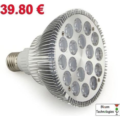 (Rot, Blau) PhytoLED-Gartenbaulampe – Bloom-Technologies – 54 Watt – Rot und Blau – Hydrokultur – Innenbereich (1/4)
