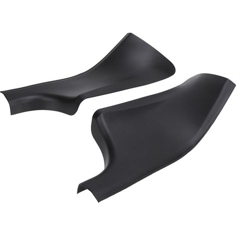 Protecteur de Seuil de Porte de Voiture 2 Pièces, Autocollant de Protection de Plaque de Protection en Carbone, Autocollant en Carbone Facile à DéColler et à Coller, Idéal pour 2021 2024 (1/5)