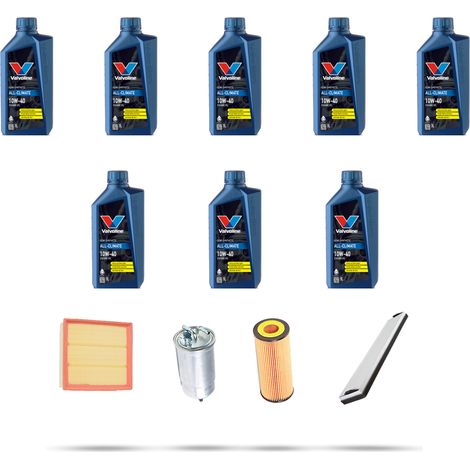 Kit tagliando 4 FILTRI e 8L OLIO compatibile con Vw LT 46 2.5 TDI 70kw dal 2001 (1/5)