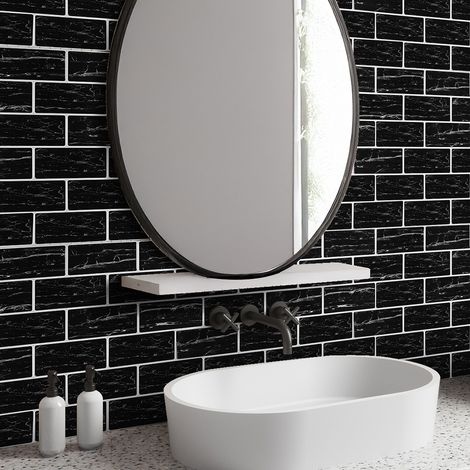 10 PCS Peel and Stick Marble Wall Tile Stickers (1/5)