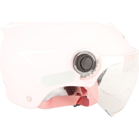 Casque de moto rose avec protection solaire, modulable, toutes saisons, pour hommes et femmes. (1/5)