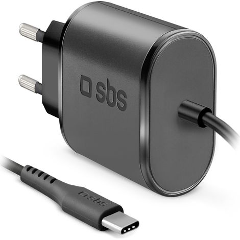 SBS Travel Charger Con Presa Eu Ed Una Uscita Type-C Da 2A (1/5)