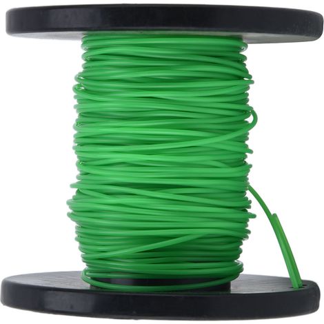 Fil de coupe-bordures rond de 2 mm, vert, pour tondeuse Husqvarna, 50 m / 164 pi (1/5)