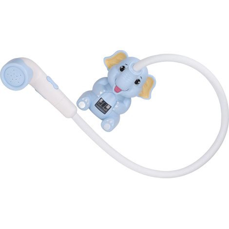 Babybadewannen-Duschkopf mit Thermometer, tierförmig, wasserdicht (IPX7), flexibler Schlauch, Wassersprühspielzeug Typ 2 (1/5)