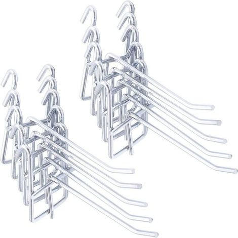 Lot de 30 Broches pour Grilles et Présentoirs 10,2 cm Argent (1/5)