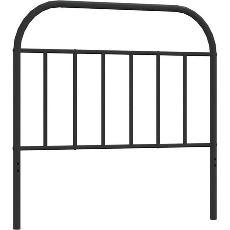 Maison Exclusive - Cabecero de repuesto de metal negro 100 cm