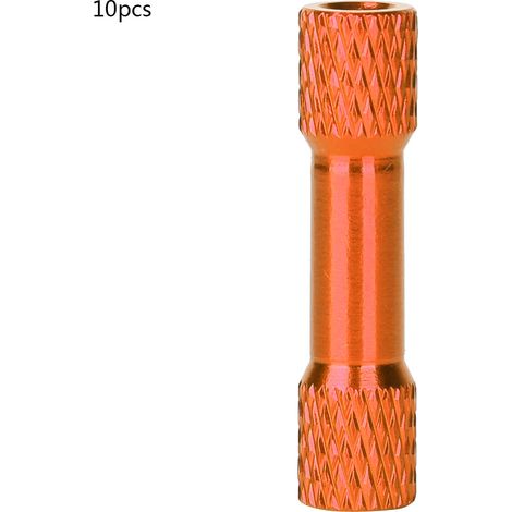 10 entretoises femelles M3x25mm en alliage d'aluminium anodisé orange, colonnes équilibrées pour quadricoptère (1/5)