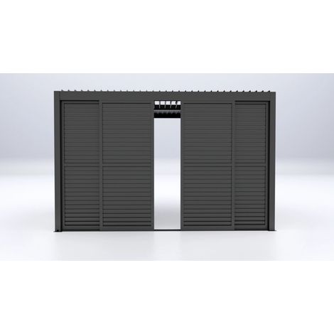 Set pannelli a persiana per pergola Calicantus lato 4 metri