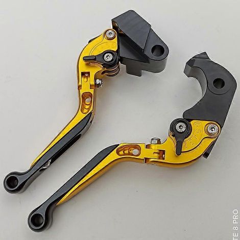 Pour la nouvelle moto Kawasaki Z900RS/SE, levier de frein, d'embrayage et de klaxon modifié en alliage d'aluminium (doré) (1/5)