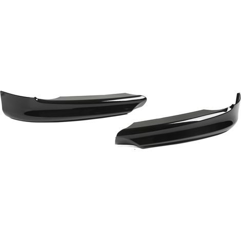 Paar Frontstoßstangenspoiler für BMW 3er E90 Limousine Vor-LCI 2005-2008, aerodynamische Lippe, glatte Oberfläche, glänzend schwarze Ausführung. (1/5)
