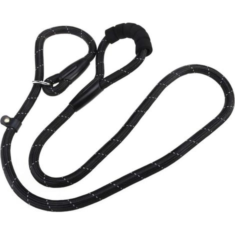 Laisse Entraînement - 180 cm - Nylon Résistant et Éponge - Réfléchissante - Pour Marche Course Randonnée - 1 Pièce (1/5)