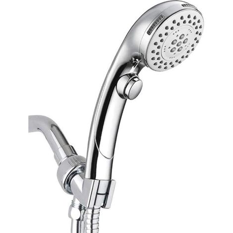 Pommeau de douche à main en forme de lustre avec contrôle de pause réglable, eau sous pression, 6 modes de pulvérisation, fonction usage familial (1/5)