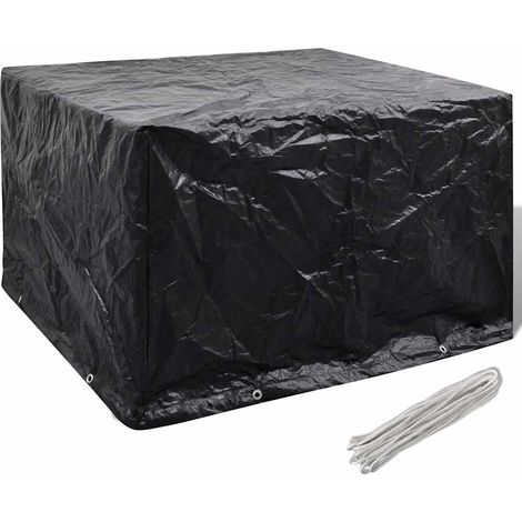 Cubierta para muebles de jardín 8 ojales 135x135x90 cm vidaXL