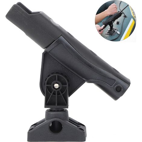 Support Universel de Canne à Pêche 360° Réglable pour Kayak, Canoë et Bateau (1/5)