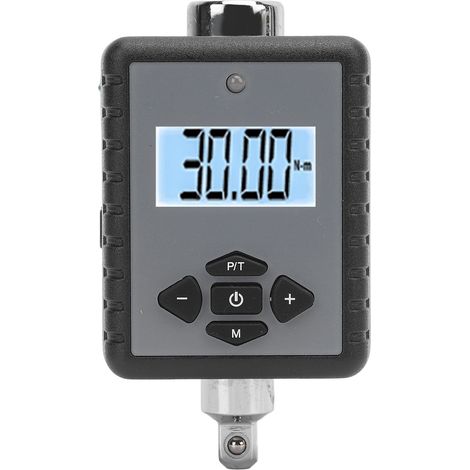Chiave dinamometrica digitale con attacco da 1/4 di pollice, funzione di memoria 0,3-30 Nm, elettronica con notifica sonora a LED per riparazioni di auto e moto.
