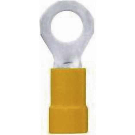 Cosse à oeillet LAPP L-RC 8 63104370 Section max.: 6 mm² partiellement isolé jaune 50 pc(s)