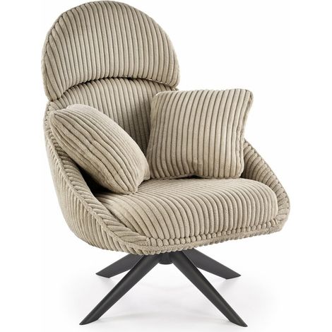 Sillón Houston 1962, Capuchino, 100x78x82cm, Tapiz, Patas: Metal, 0
