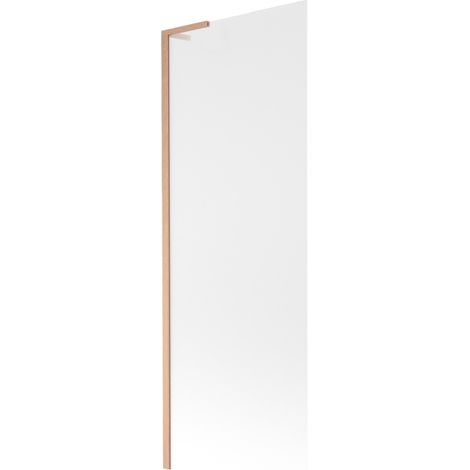 Mexen Next L paroi de baignoire 1-volet 70 x 150 cm, givrée, cuivre brossé - 895-070-000-03-30-65 (1/5)