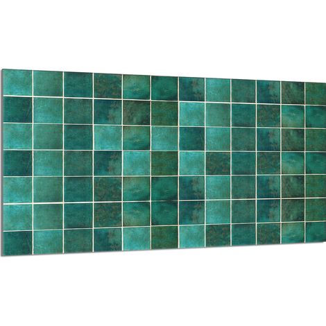 Placa protectora de vidrio para estufa 90x52 Verde (1/5)