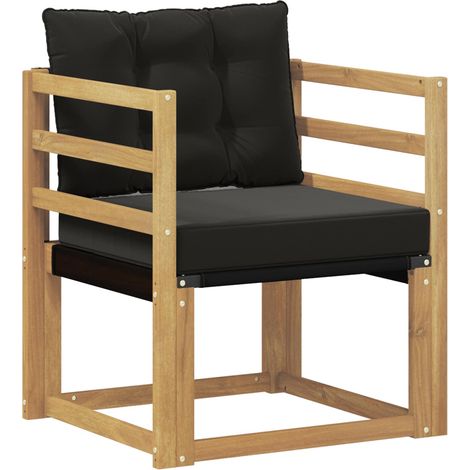 Maison Exclusive - Outdoor-Sofa Massives Akazienholz und Textilen