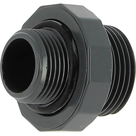 Mamelon réduit PVC DURA union démontable avec joint 1"-3/4