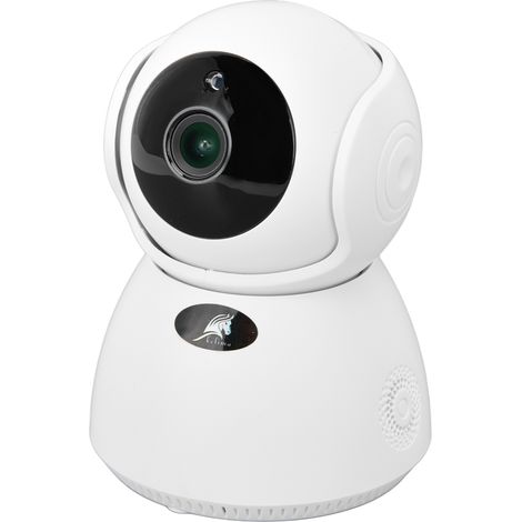 Caméra de surveillance intelligente sans fil à 360° 1080p avec suivi de mouvement et babyphone, prise UE 100-240 V pour la sécurité de votre domicile. (1/5)