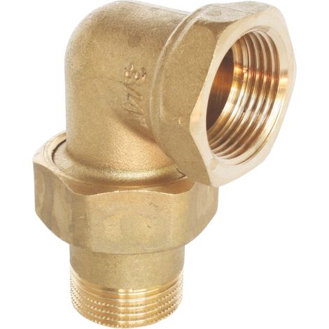 Coude union laiton Mâle Femelle 15/21