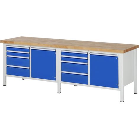 Etabli Rau modèle 8470, L 2500 x P 700 x H 840mm