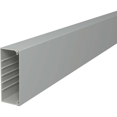 OBO Bettermann Vertr Wand+Deckenkanal m.Obert. 60x150mm,PVC WDK60150GR 2 Stk (1/3)