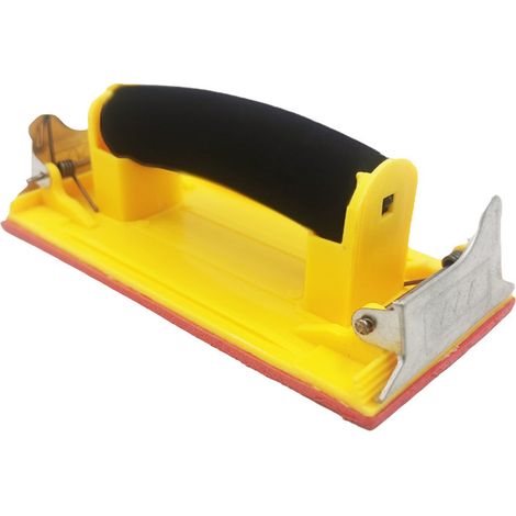 Lijadora manual con mango de esponja, lijadora manual pequeña, 18 × 8,5 × 6,7 cm (1/5)