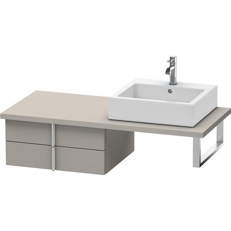 Unità Duravit Vero Vanity per console, 6579, 2 cassetti, 600mm, Colore (anteriore/corpo): Terra Opaco - VE657901414