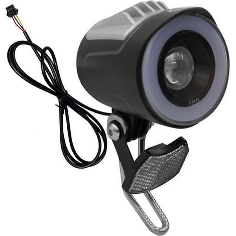 Phare avant pour vélo électrique QD228, klaxon pour vélo électrique et scooter électrique. (1/4)
