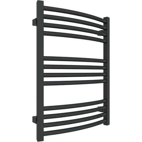 Scaldasalviette - nero matt - Modello Léna piccolo - 294 Watt - LEN660/500PZ1N