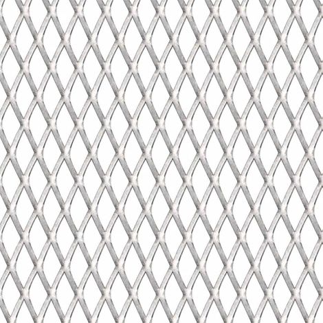 Maison Exclusive - Gittermatte Streckmetall Edelstahl 50×50 cm 20