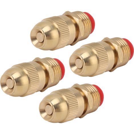 Lot de 10 buses d'arrosage à filetage mâle G1/2, tête de pulvérisation réglable, petit corps. (1/5)