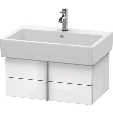 Meuble sous-vasque VERO 431x650x298mm blanc brillant