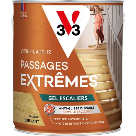 Vitrificateur Gel escaliers V33 Incolore Brillant 2,5L