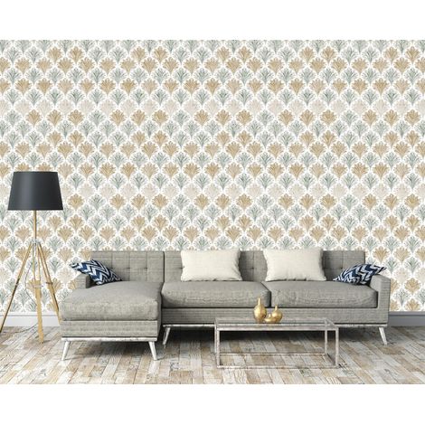 Wallarena Vliestapete Vintage Abstrakt, für Wohnzimmer und Schlafzimmer, 10 m x 50 cm – Komplettset inkl. Kleister & Anleitung (1/5)