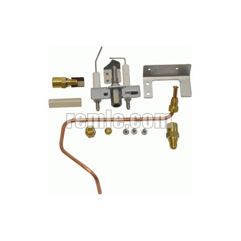 Kit piloto + electrodo encendido + conjunto tubos calentador. Mod. IDRABAGNO SOL 11 AE. 20003497 Beretta