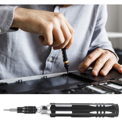 25-teiliges magnetisches Schraubendreher-Bit-Set, Präzisionswerkzeug für die Instrumentenreparatur mit Aufbewahrungsbox (1/5)