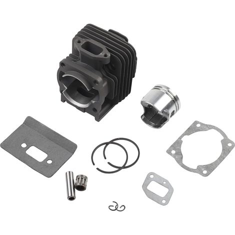 Kit Piston Cylindre 44mm Aluminium pour Débroussailleuse 52CC 44F-5 avec Joints et Roulement Dissipation Thermique Optimisée (1/4)