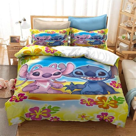 Parure de lit 150x200 cm 3D literie confortable pour chambre