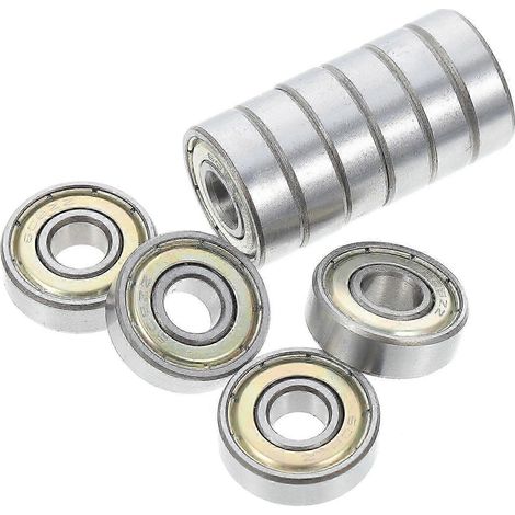 10 roulements de skateboard à roulettes 608zz en acier au carbone (1/4)
