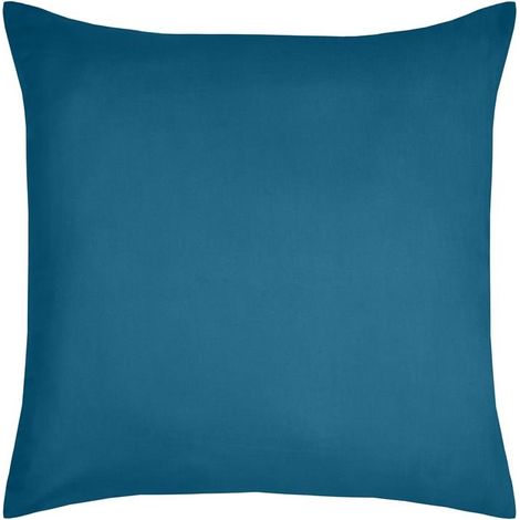 1 Taie d'oreiller coton uni 63 x 63 cm Edens petrole