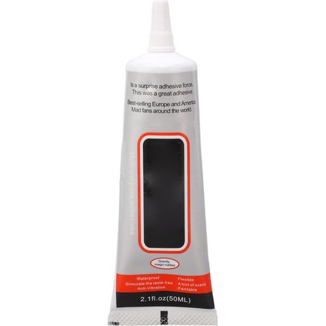 Colle B7000 Polyvalente Extra Forte pour Réparation Bijoux Perles Téléphone DIY Métal Verre Bois Caoutchouc PVC 50ml (1/5)
