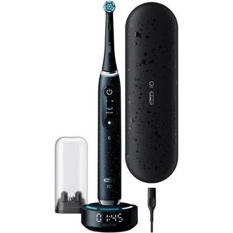 Braun Oral-B iO Series 10 Spazzolino Elettrico Black Onyx Luxe Edition (1/2)
